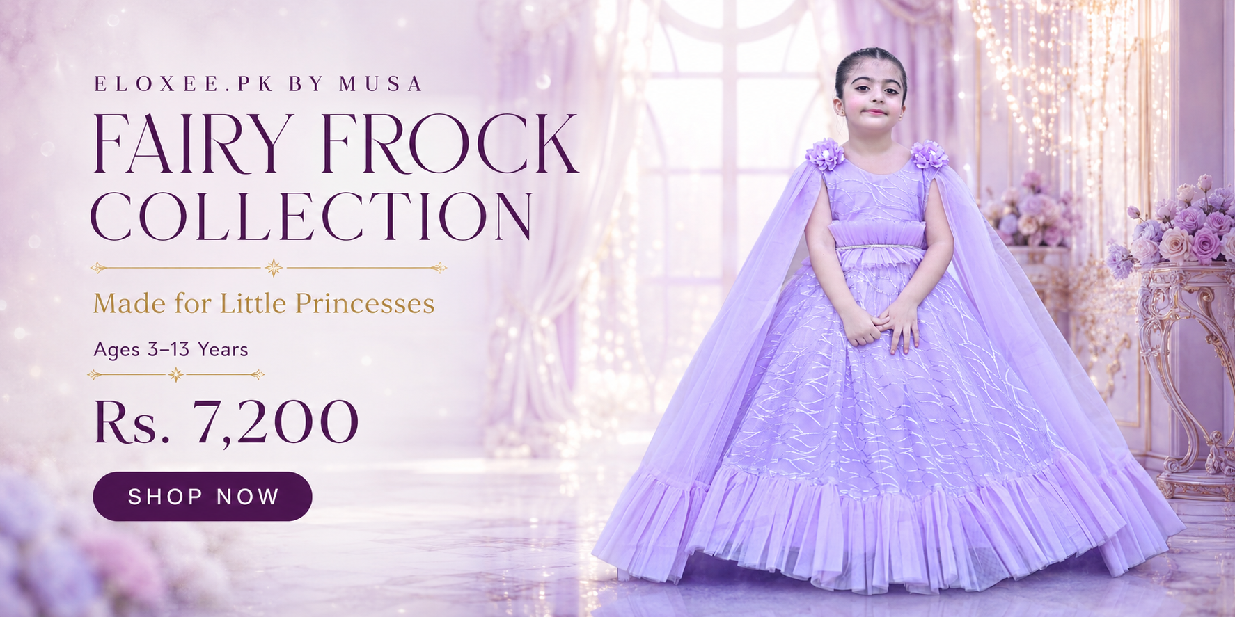 Eloxee Fairy Frock Collection homepage banner