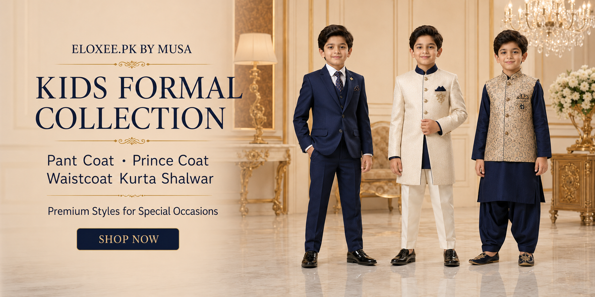 Eloxee Kids Formal Collection homepage banner