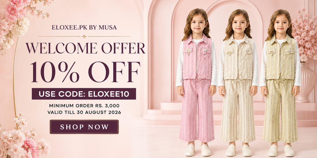 ELOXEE10 welcome offer girls formal collection banner