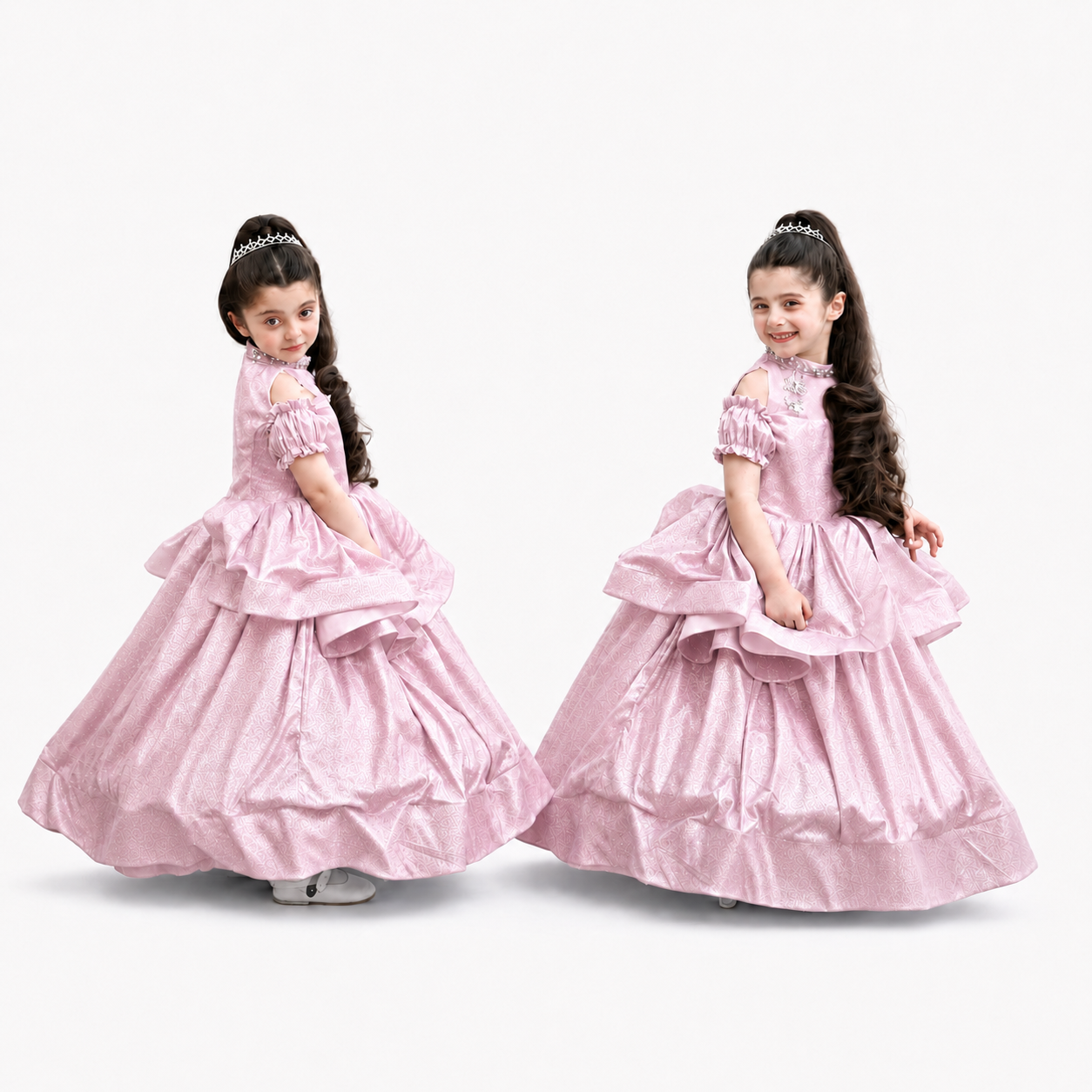 Premium Moonlight Fairy Frock in Baby Pink