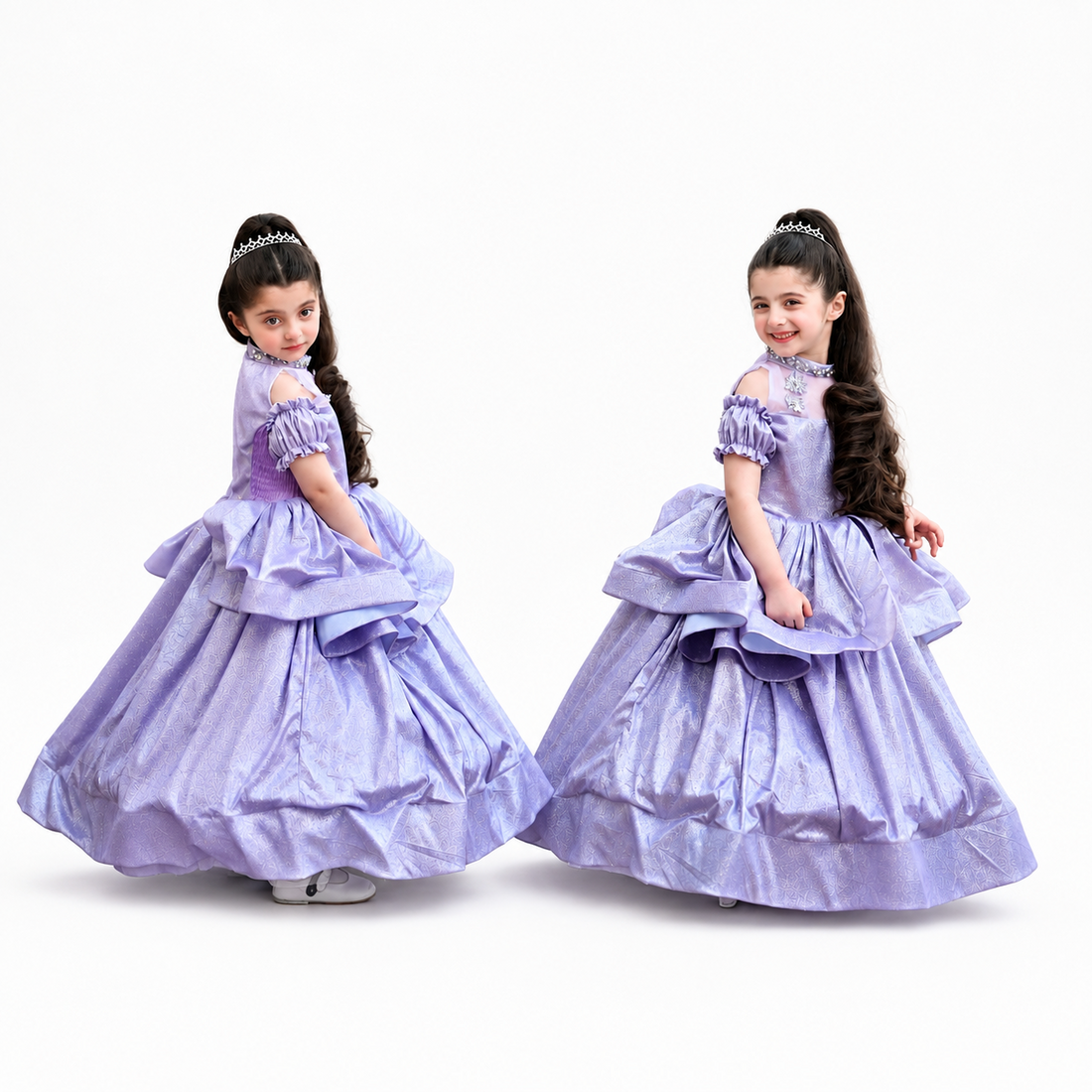 Premium Moonlight Fairy Frock in Lavender Purple