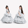 Premium Moonlight Fairy Frock in Silver/Ice Grey